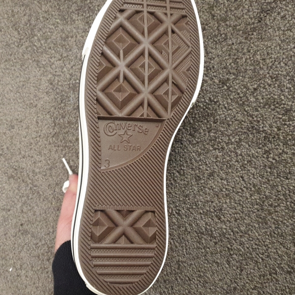 Platform Converse All Star white hi Platform brand new Size 5 - Picture 5 of 6